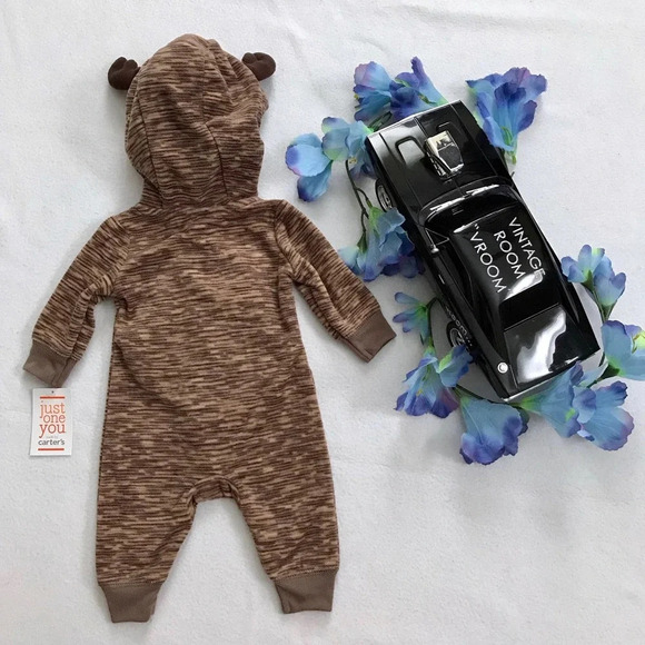 Just One You by Carter's NWT Moose Bodysuit Babies Various - Picture 7 of 9